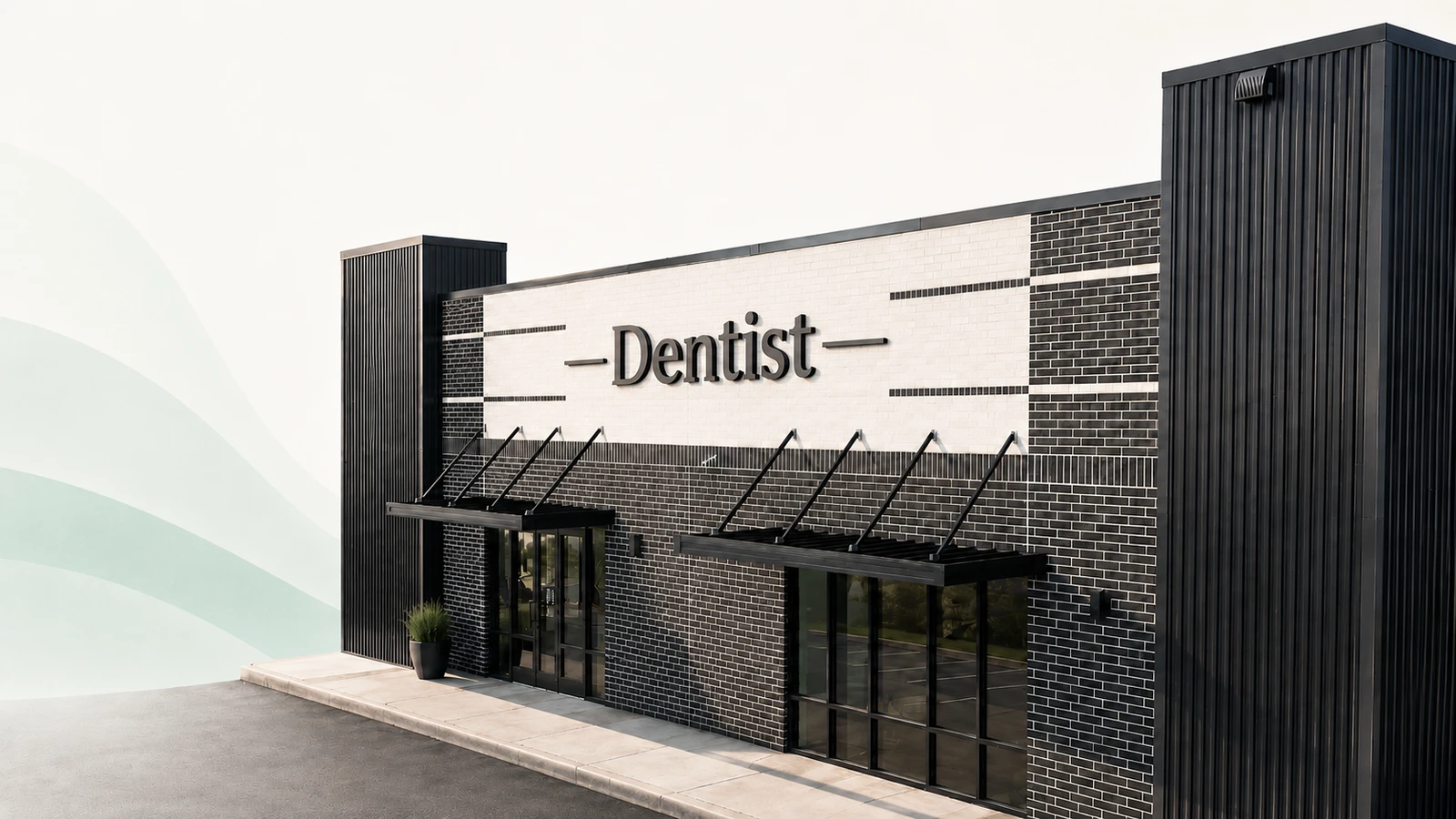 Healthcare-anchored retail center with dental and quick-service restaurant tenants